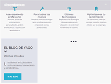 Tablet Screenshot of ciclismoyrendimiento.com